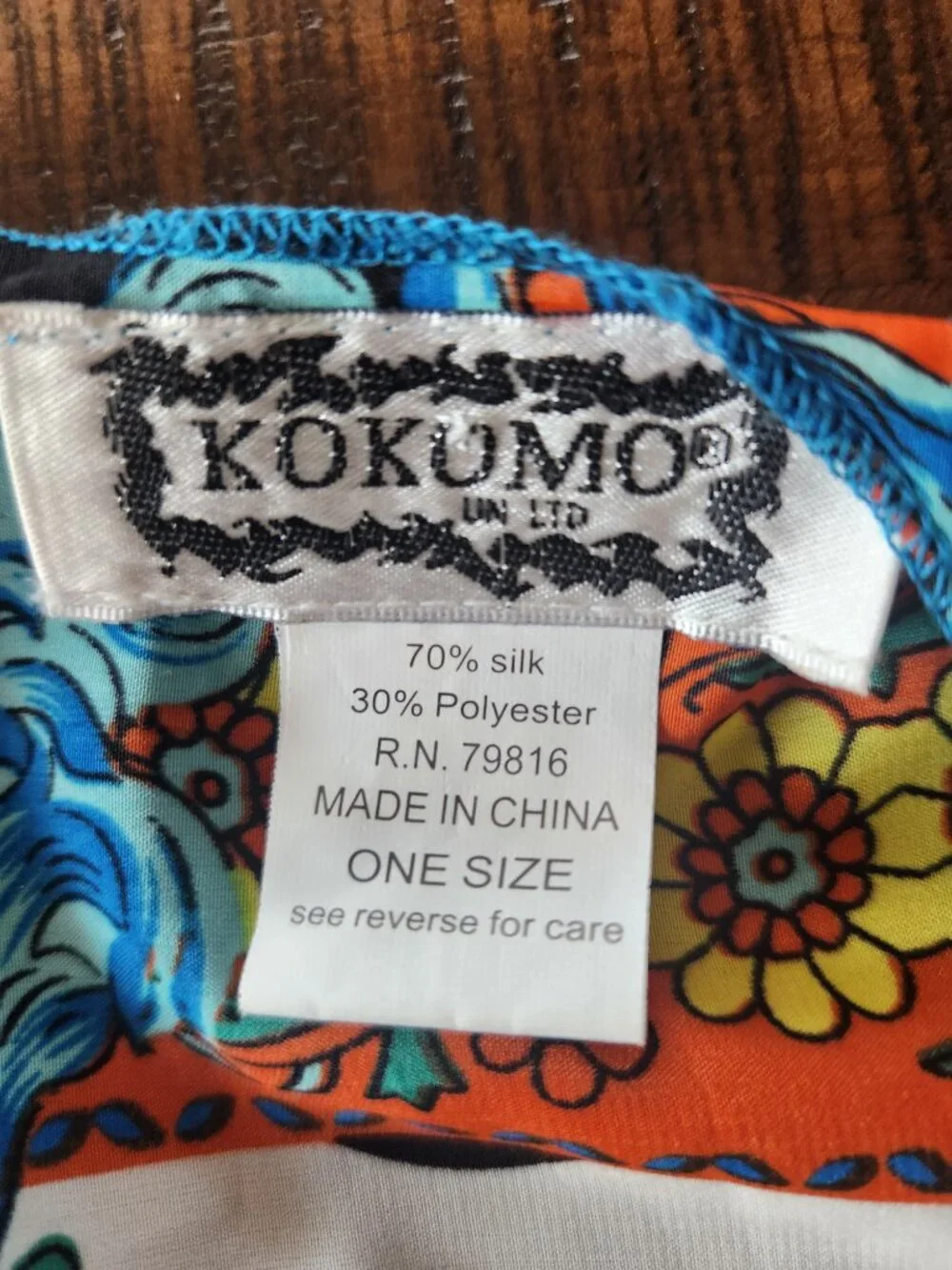 Kokomo Silk Shawl with Colorful Geometric Design | 29
